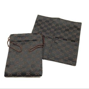 Gucci Jewelry Polishing Cloth & Storage Pouch Set